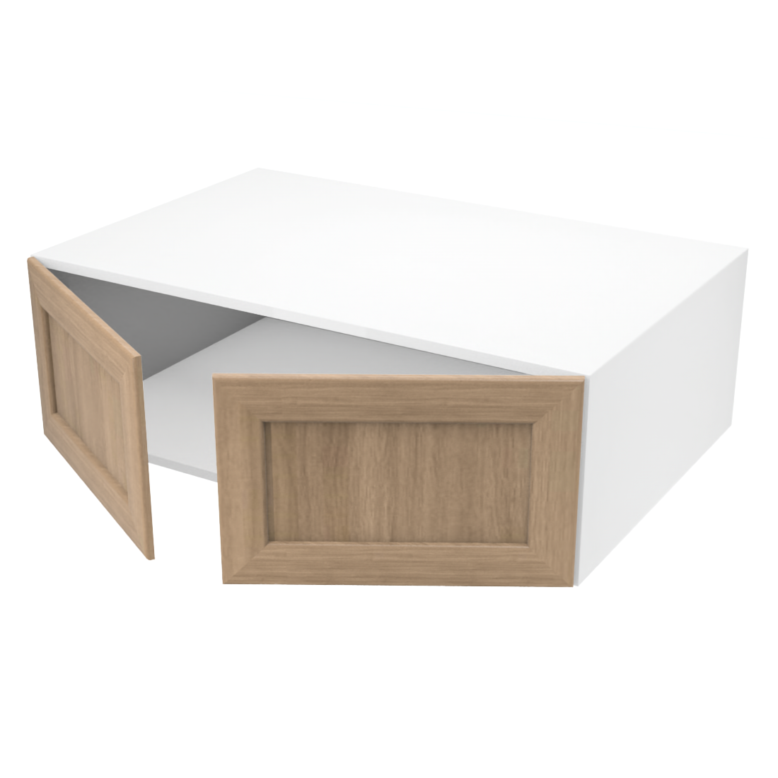 Armoire de cuisine du haut 2 portes (37''L x 12''H x 23 3/4''P)