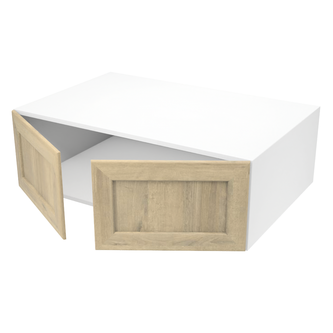 Armoire de cuisine du haut 2 portes (37''L x 12''H x 23 3/4''P)