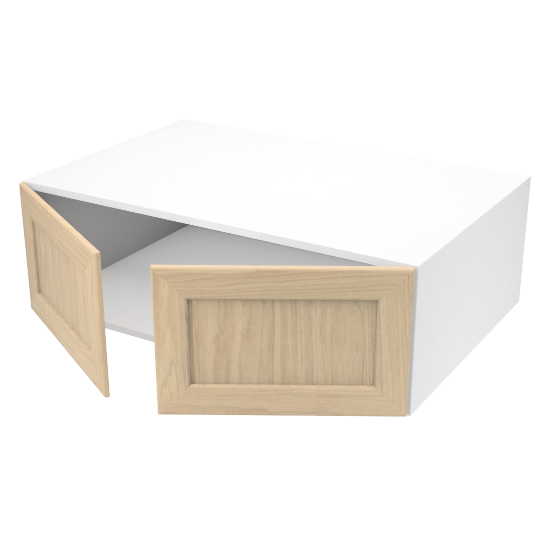 Armoire de cuisine du haut 2 portes (37''L x 12''H x 23 3/4''P)