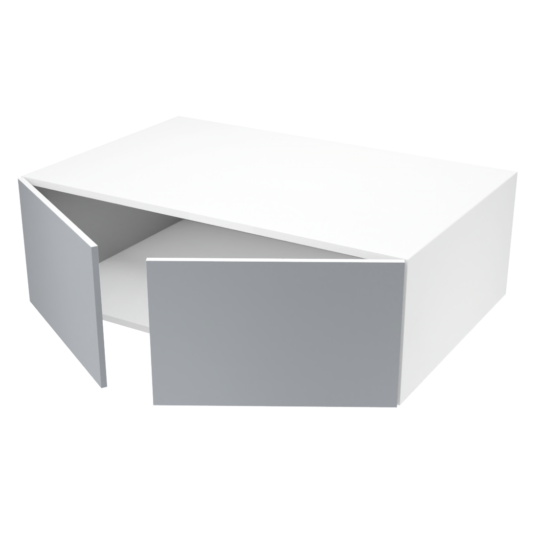 Armoire de cuisine du haut 2 portes (37''L x 12''H x 23 3/4''P)