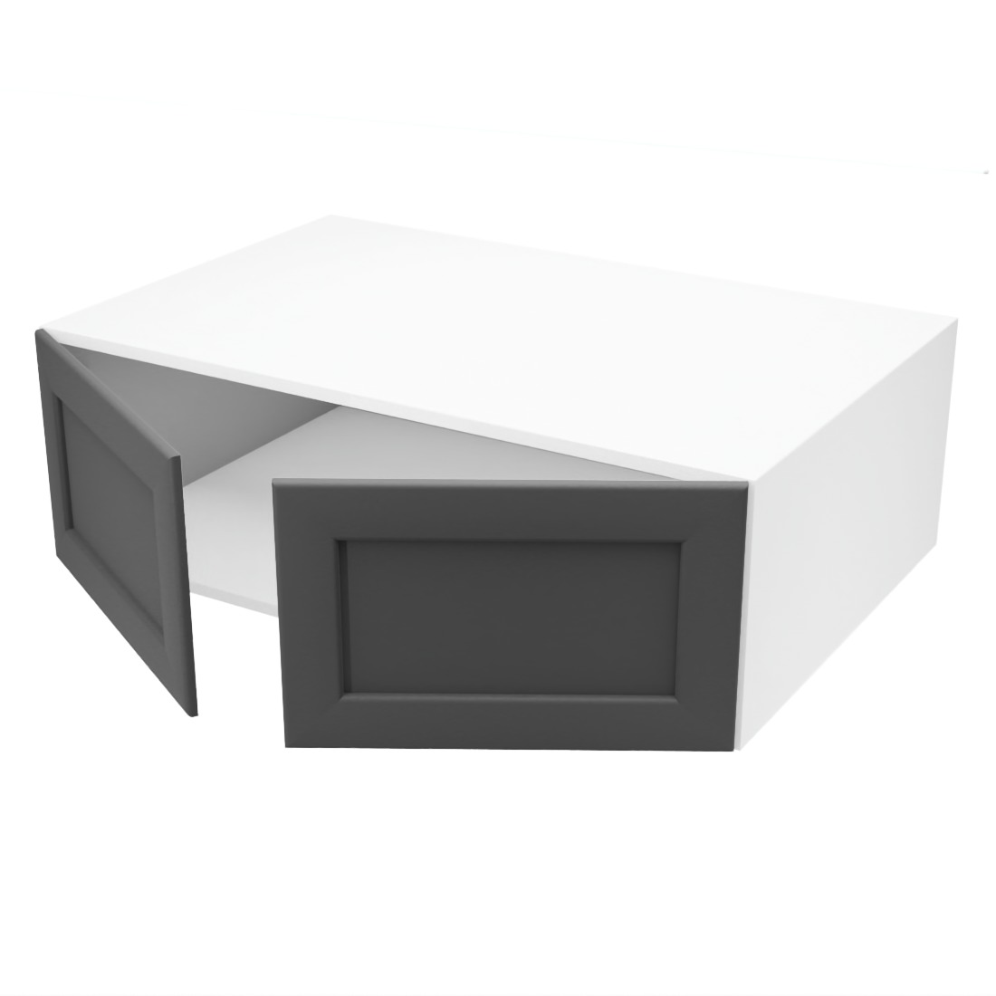 Armoire de cuisine du haut 2 portes (37''L x 12''H x 23 3/4''P)