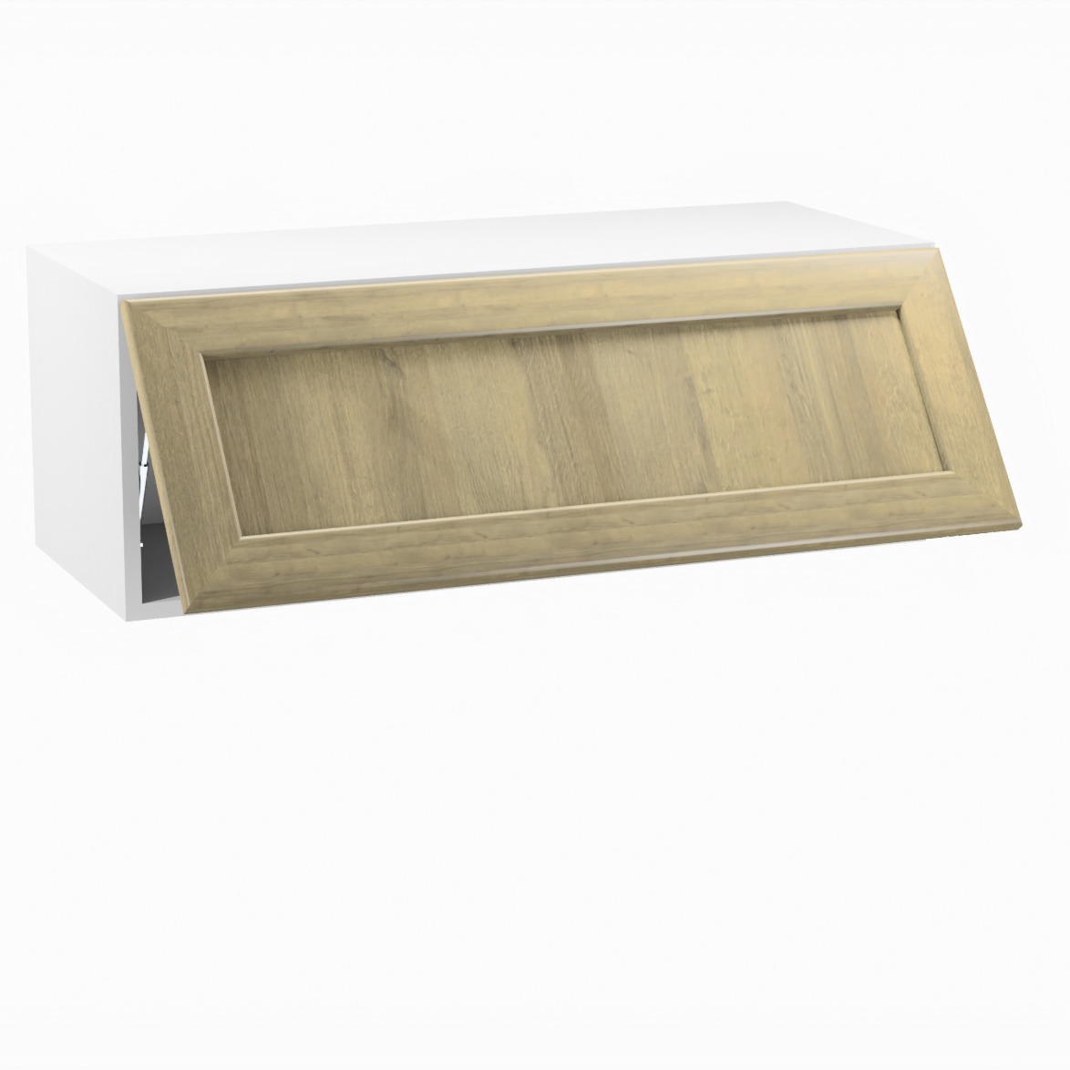 Armoire du haut ouverture horizontale (flip) 1-porte (33''Lx12''H)
