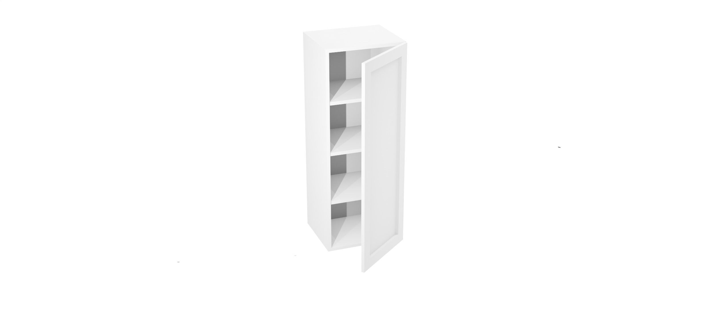 Armoire de cuisine du haut 1 porte (15''L x 30''H)