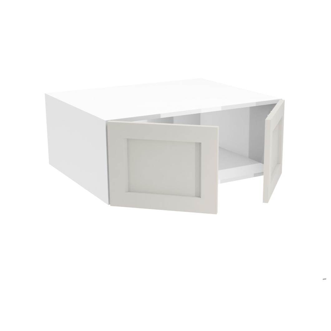 Armoire de cuisine du haut profonde 2 portes (30''L x 12''H x 23 3/4''P)