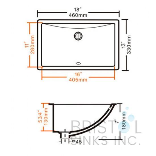 Lavabo carré B608 - Kwizine en stock