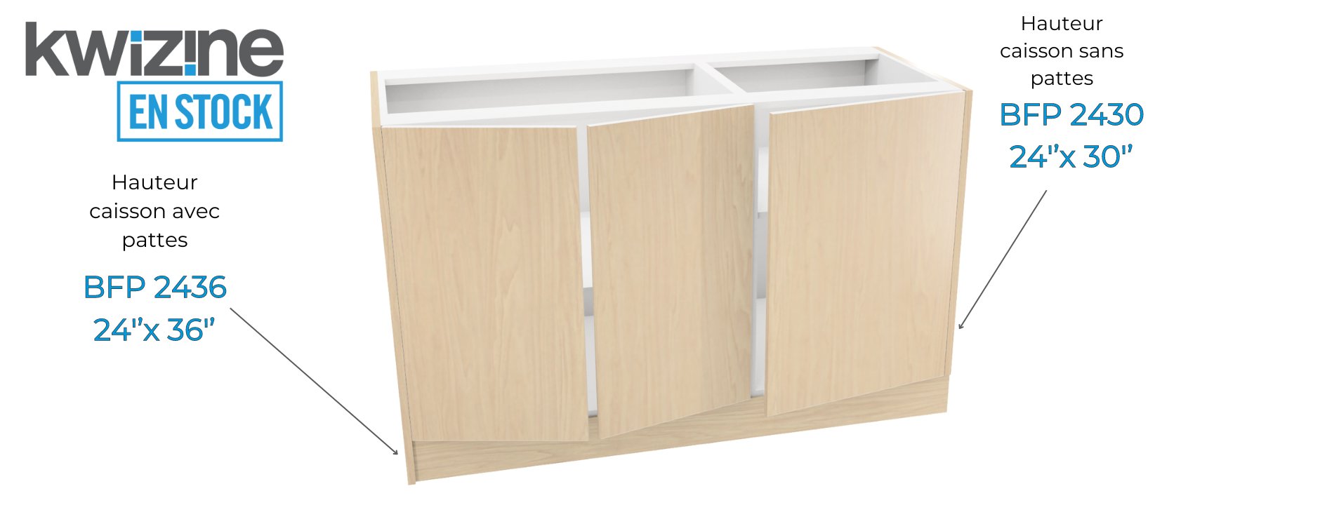 Panneaux de finition | Kwizine en stock