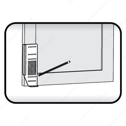 Drilling template for handles and knobs