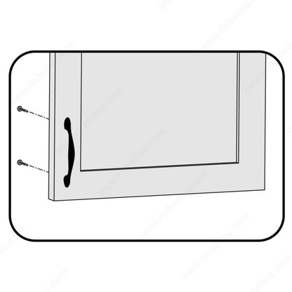 Drilling template for handles and knobs