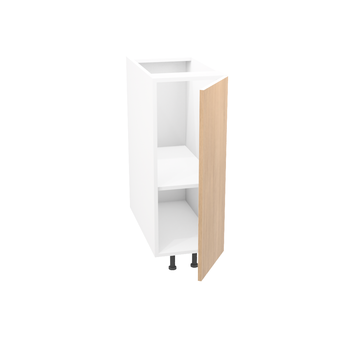 Armoire de cuisine du bas 1 porte (12''L)