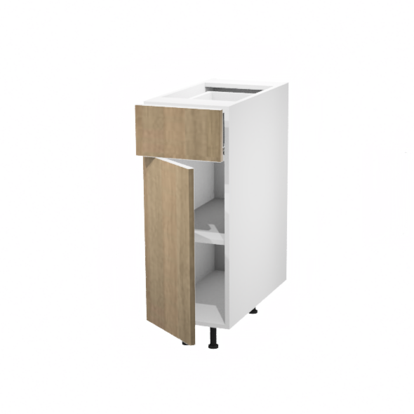 kitchen base cabinet 1 door / 1 drawer 12''
