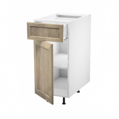 Kitchen base cabinet 1 door / 1 drawer 15''