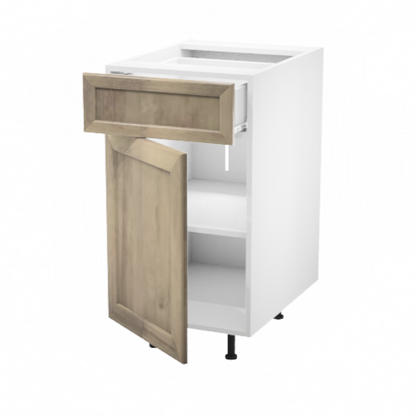 Armoire de cuisine du bas 1 porte / 1 tiroir (18''L)