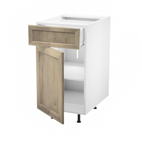 Armoire de cuisine du bas 1 porte / 1 tiroir (18''L)