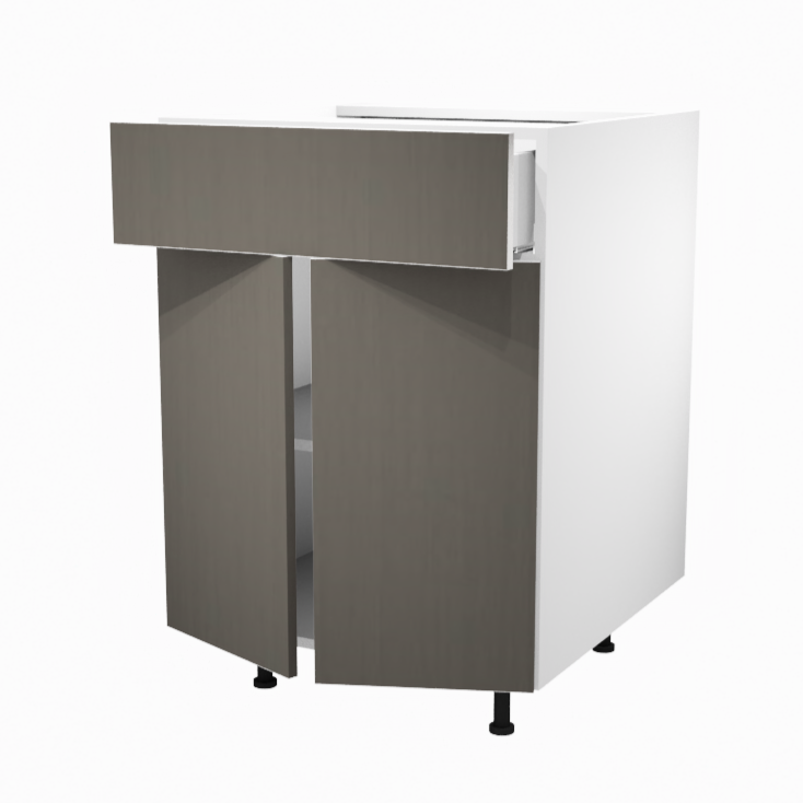 Kitchen base cabinet 2 doors / 1 drawer 24''