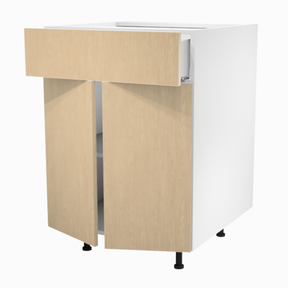 Kitchen base cabinet 2 doors / 1 drawer 24''