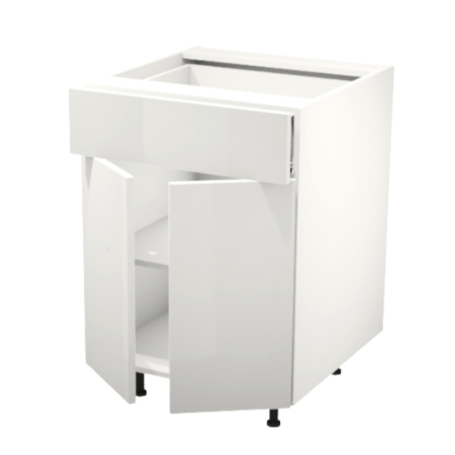 Kitchen base cabinet 2 doors / 1 drawer 24''