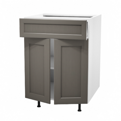 Kitchen base cabinet 2 doors / 1 drawer 24''