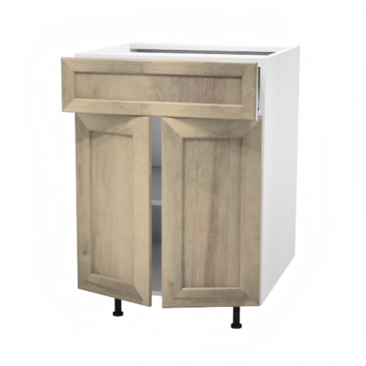 Kitchen base cabinet 2 doors / 1 drawer 24''