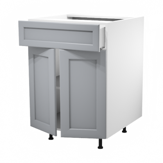 Kitchen base cabinet 2 doors / 1 drawer 24''