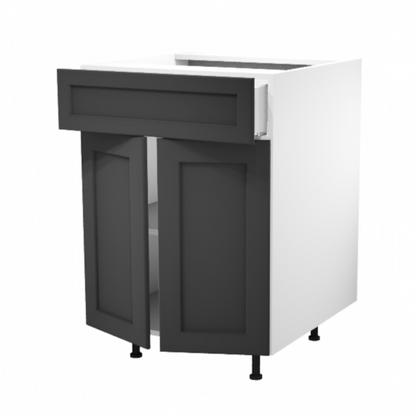 Kitchen base cabinet 2 doors / 1 drawer 24''
