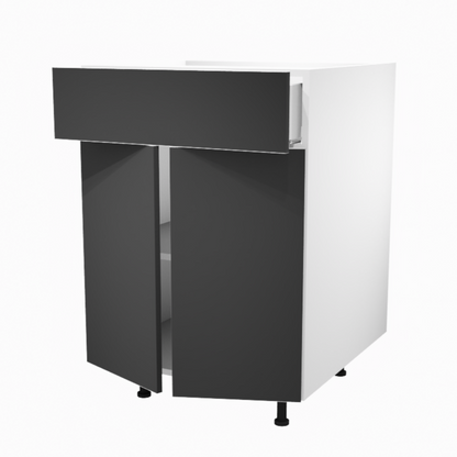 Kitchen base cabinet 2 doors / 1 drawer 24''
