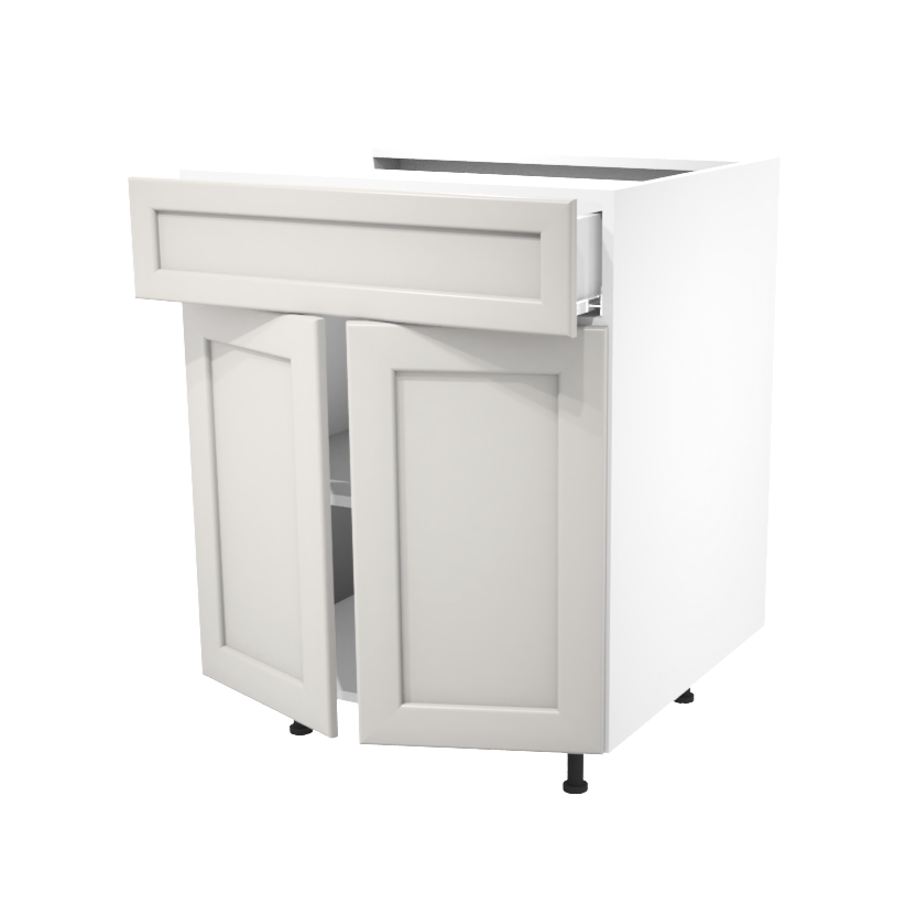 Kitchen base cabinet 2 doors / 1 drawer 27''