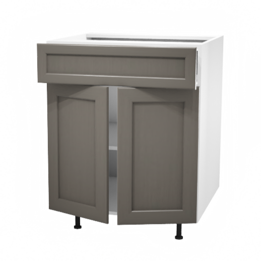 Kitchen base cabinet 2 doors / 1 drawer 27''