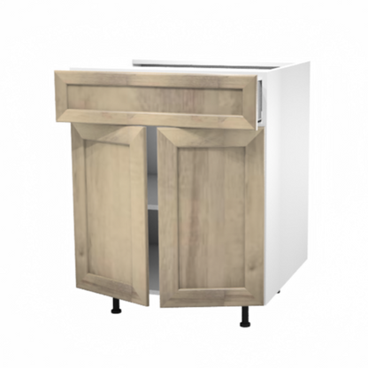Kitchen base cabinet 2 doors / 1 drawer 27''