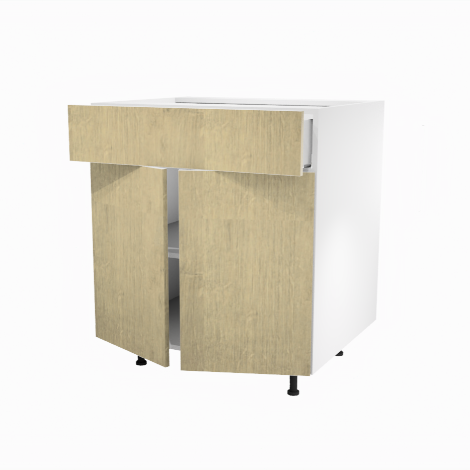 Kitchen base cabinet 2 doors / 1 drawer 30''