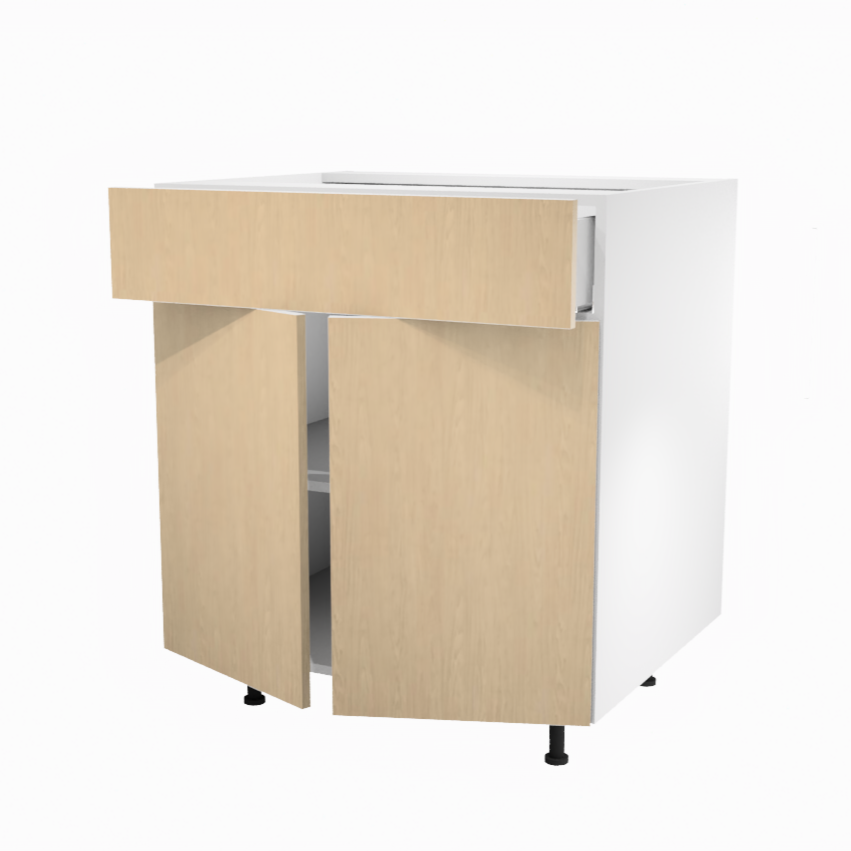 Kitchen base cabinet 2 doors / 1 drawer 30''
