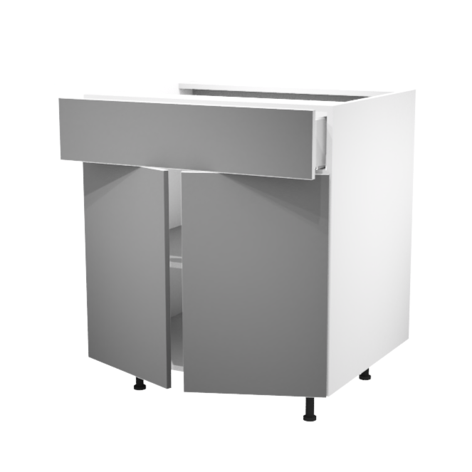 Kitchen base cabinet 2 doors / 1 drawer 30''