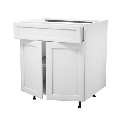 Kitchen base cabinet 2 doors / 1 drawer 30''