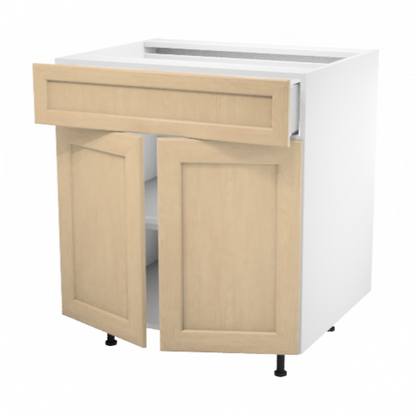 Kitchen base cabinet 2 doors / 1 drawer 30''