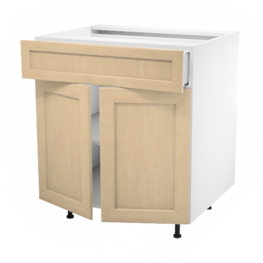 Kitchen base cabinet 2 doors / 1 drawer 30''