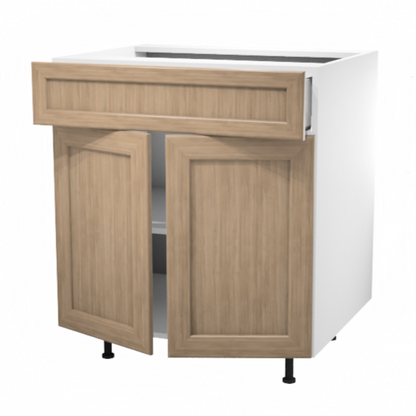 Kitchen base cabinet 2 doors / 1 drawer 30''