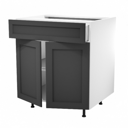 Kitchen base cabinet 2 doors / 1 drawer 30''