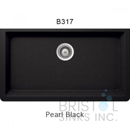 Évier en granite simple encastré Bristol B317-B319-B329-B336-B342