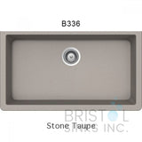 Évier en granite simple encastré Bristol B317