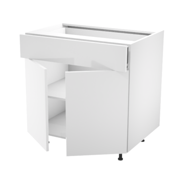 Kitchen base cabinet 2 doors / 1 drawer 33''