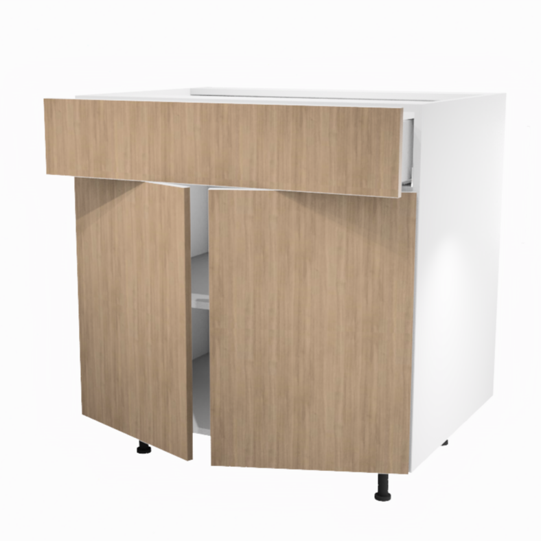Kitchen base cabinet 2 doors / 1 drawer 33''