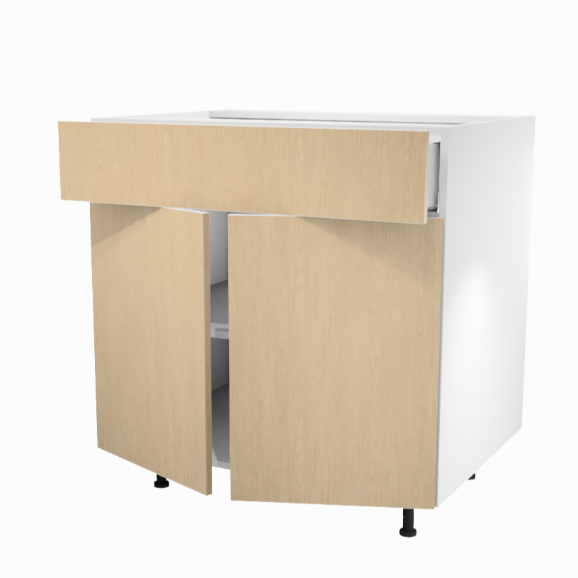 Kitchen base cabinet 2 doors / 1 drawer 33''
