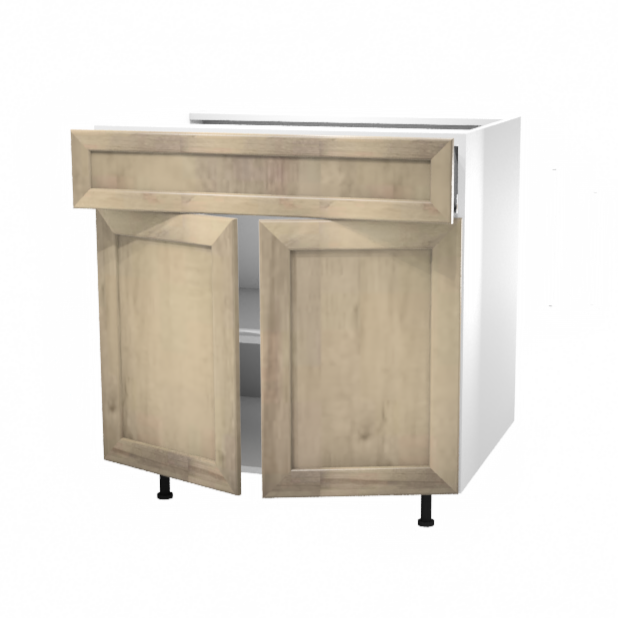 Kitchen base cabinet 2 doors / 1 drawer 33''