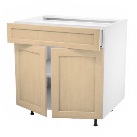 Kitchen base cabinet 2 doors / 1 drawer 33''
