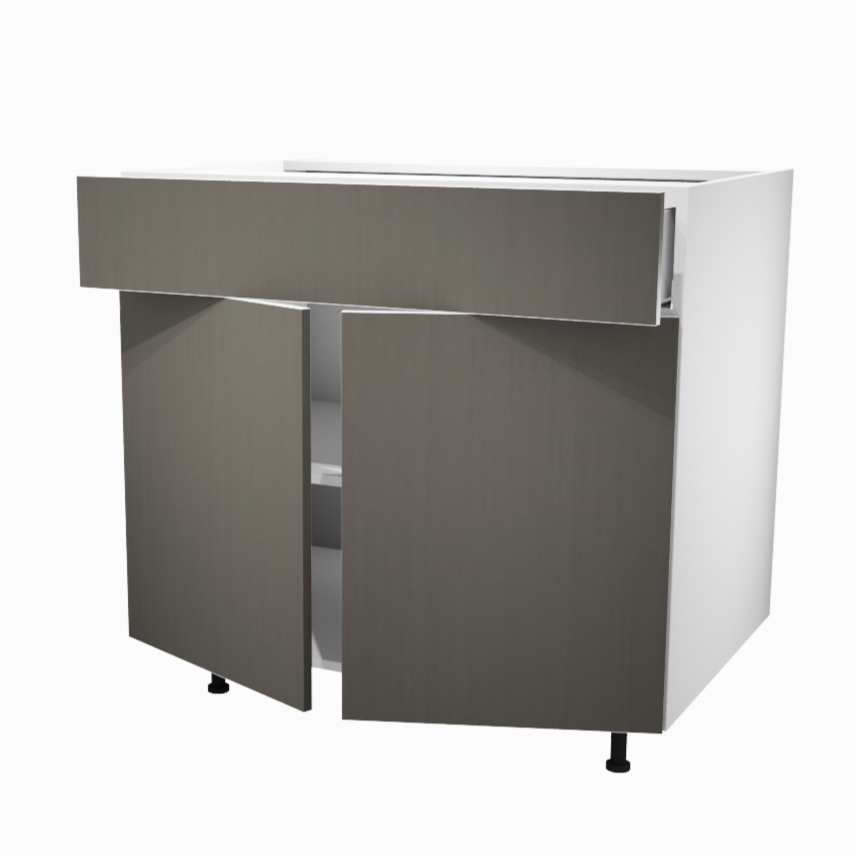 Kitchen base cabinet 2 doors / 1 drawer 36''