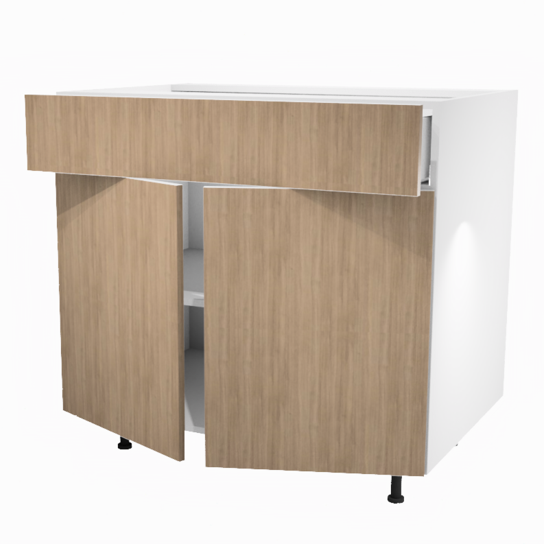 Kitchen base cabinet 2 doors / 1 drawer 36''