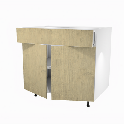Kitchen base cabinet 2 doors / 1 drawer 36''