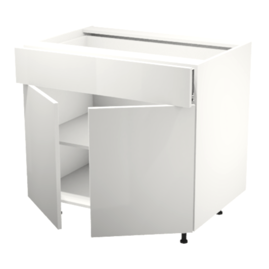 Kitchen base cabinet 2 doors / 1 drawer 36''