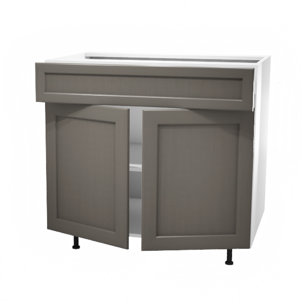 Kitchen base cabinet 2 doors / 1 drawer 36''