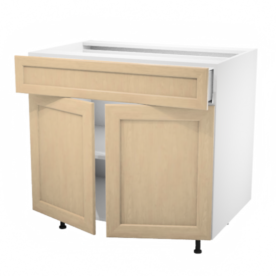 Kitchen base cabinet 2 doors / 1 drawer 36''