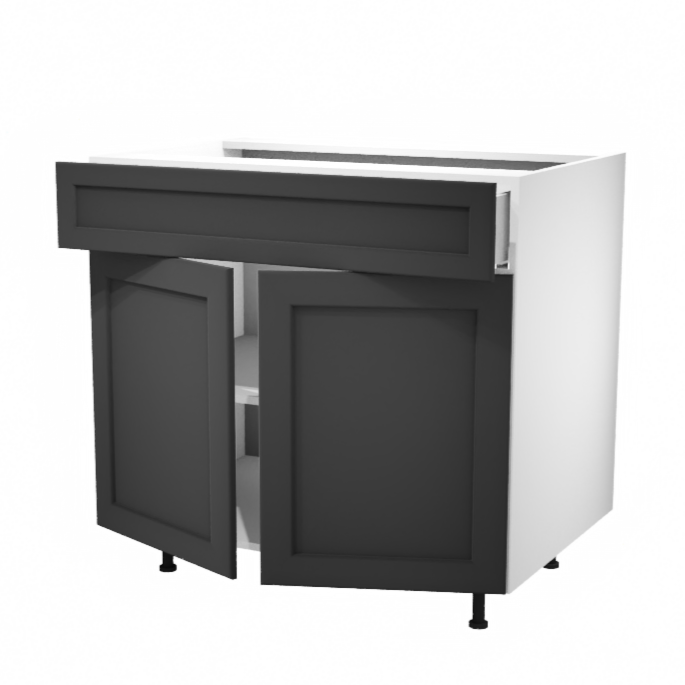 Kitchen base cabinet 2 doors / 1 drawer 36''